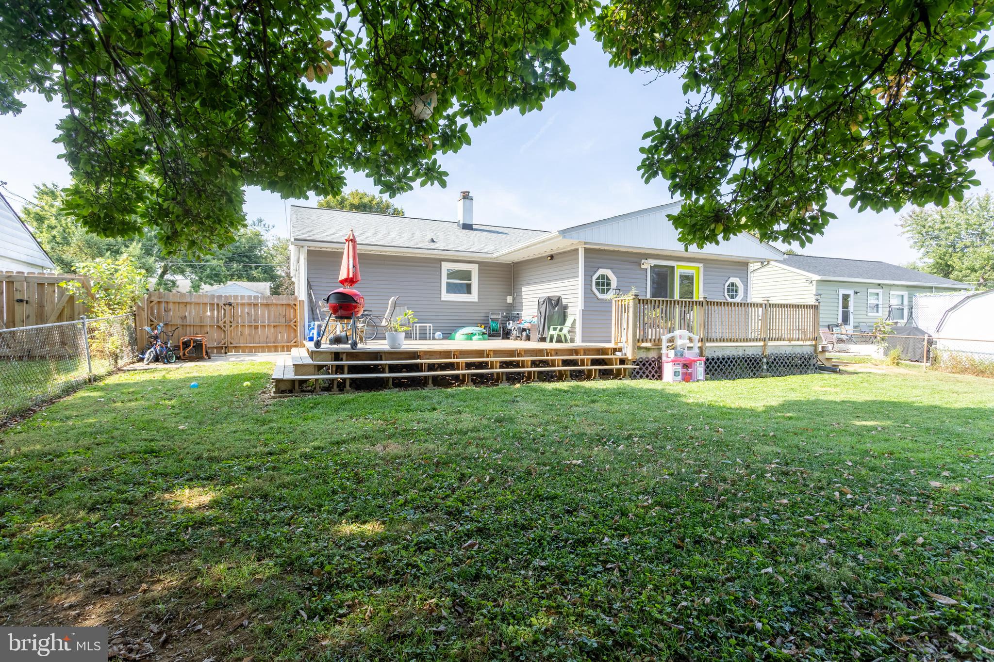 103 South Reed Street Bel Air, MD 21014 - Photo 35 of 36 a view of a house with a backyard and a patio