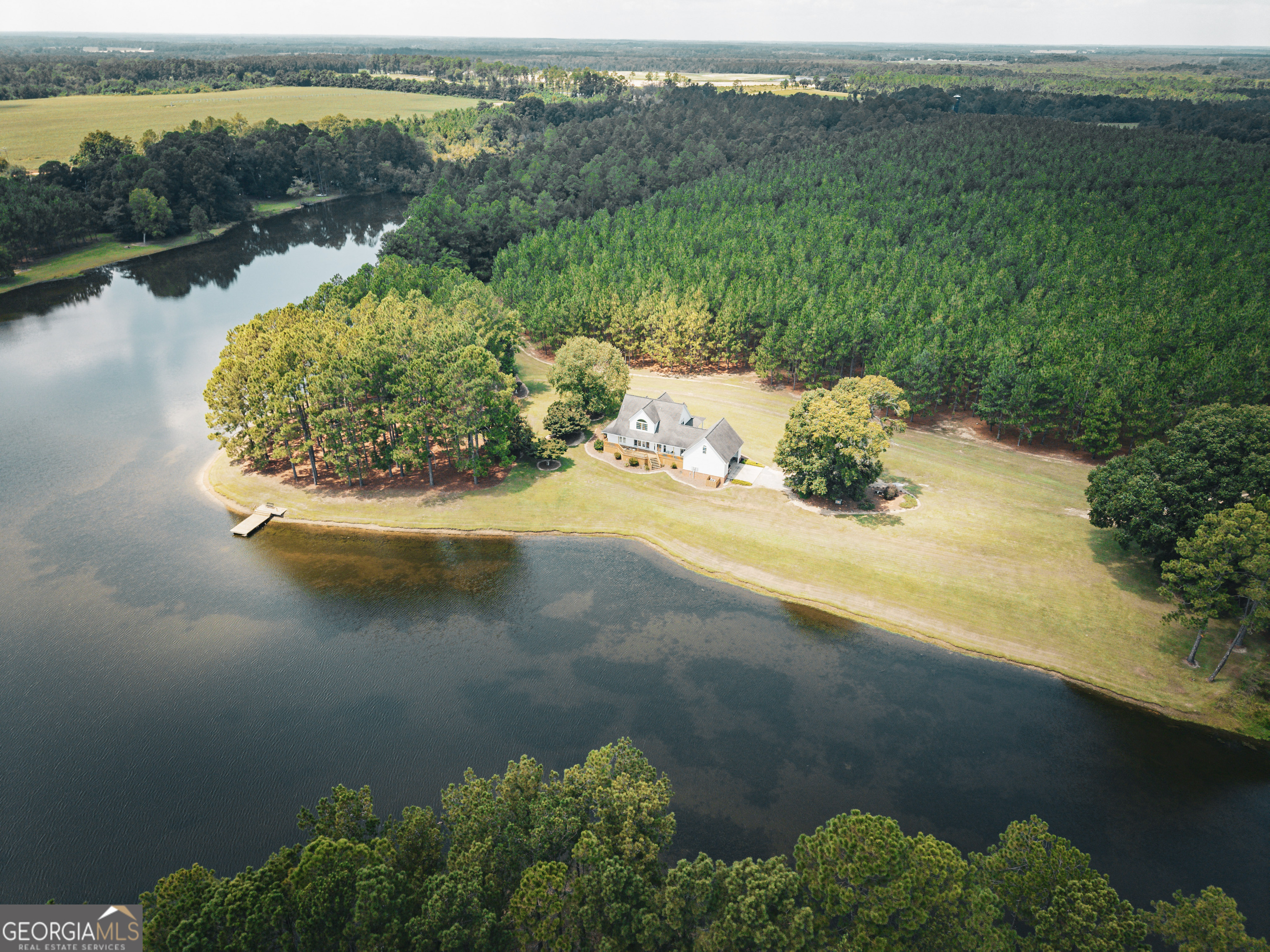 1576 Chula Brookfield Road Tifton, GA 31794 - Photo 28 of 79 a view of a lake with a mountain