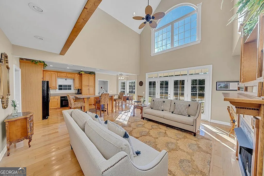 1576 Chula Brookfield Road Tifton, GA 31794 - Photo 66 of 79 a living room with furniture a fireplace and a flat screen tv