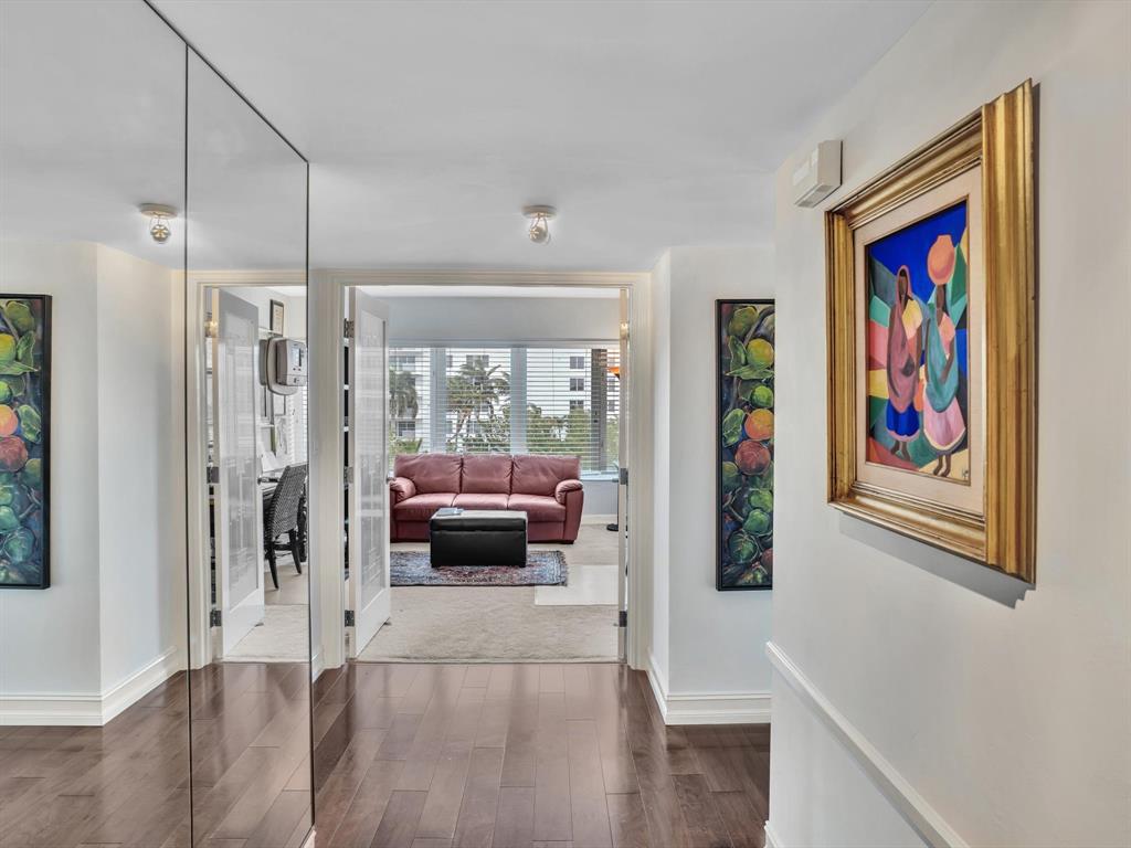 701 East Camino Real, Unit 4E Boca Raton, FL 33432 - Photo 32 of 45 a view of entryway with furniture and livingroom view