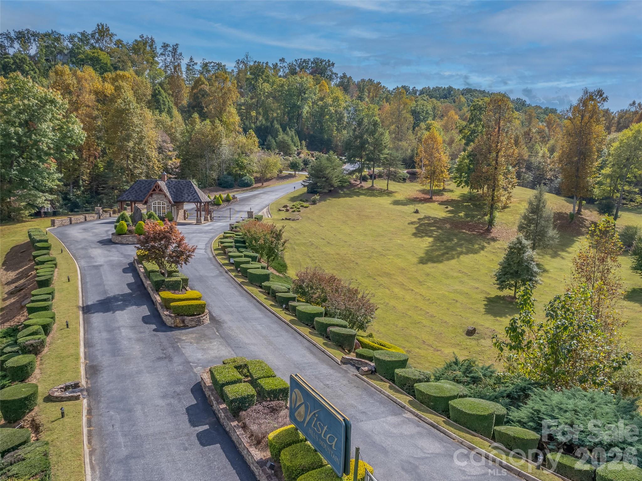 146 Red Hawk Knoll Lake Lure, NC 28746 - Photo 4 of 34 an aerial view of a house with outdoor space