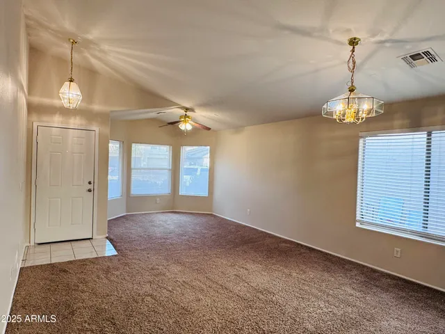 a view of livingroom and window