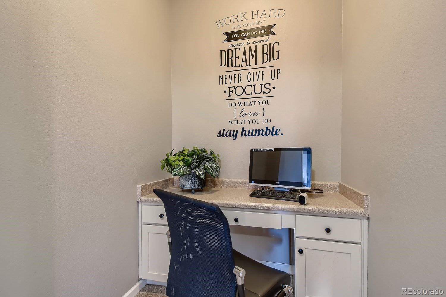 16035 Newark Lane Brighton, CO 80602 - Photo 28 of 40 a view of workspace with wall paintings