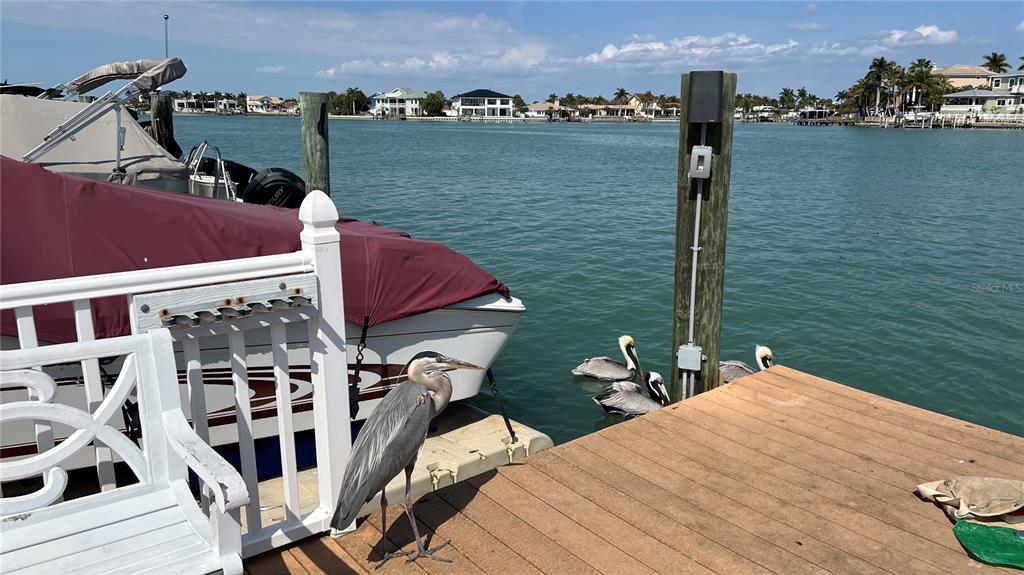 8901 Blind Pass Road, Unit 224 St. Pete Beach, FL 33706 - Photo 40 of 46 a view of a balcony with two chairs