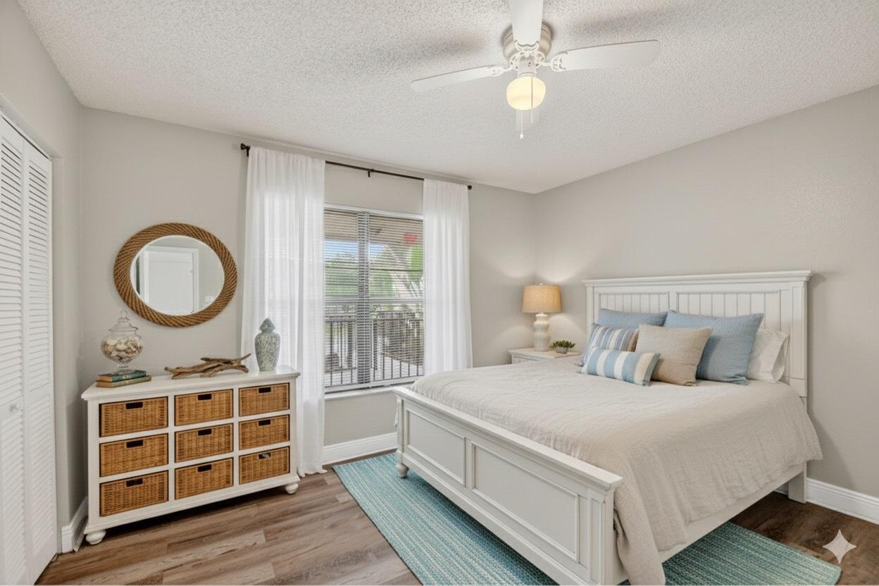 1400 Windorah Way, Unit G West Palm Beach, FL 33411 - Photo 20 of 41 Virtually Staged - Bedroom 2