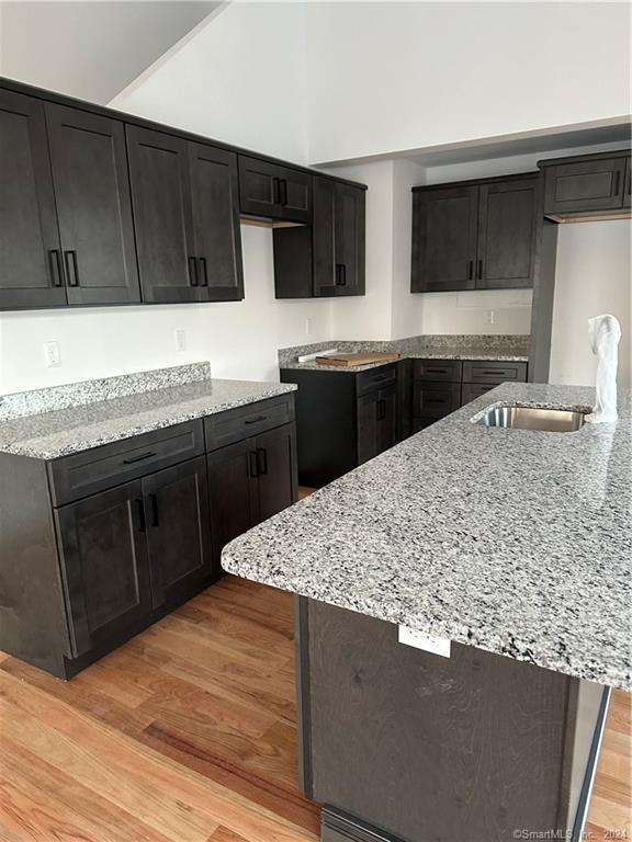 3 Banner Road, Unit 115 Moodus, CT 06469 - Photo 11 of 16 a kitchen with stainless steel appliances wooden cabinets and granite counter tops