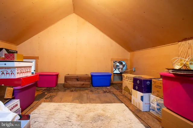 a view of storage and utility room