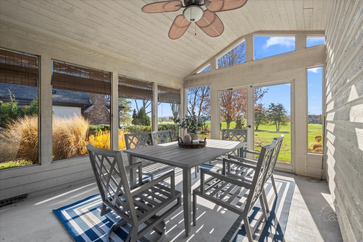 958 West Bauer Road Naperville, IL 60563 - Photo 24 of 57 a view of a dining room with furniture window and outside view