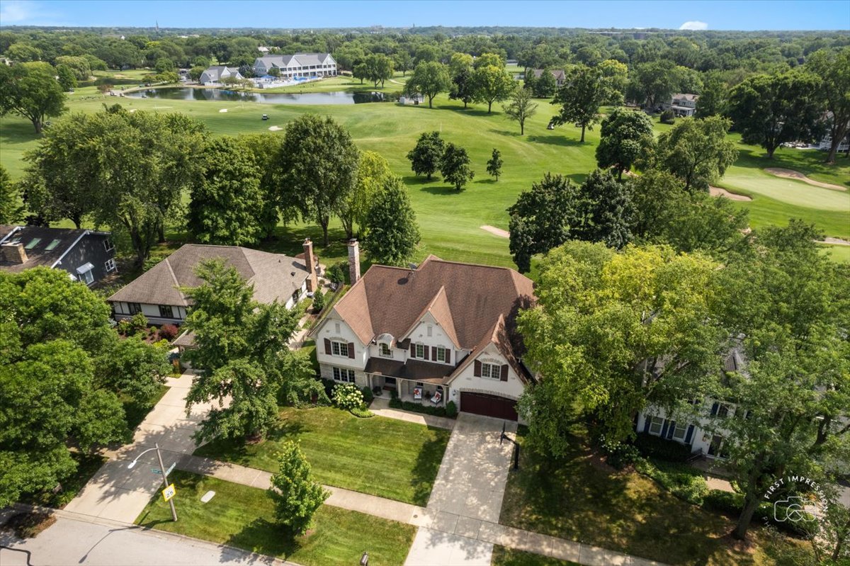 958 West Bauer Road Naperville, IL 60563 - Photo 4 of 57 an aerial view of a house with garden view