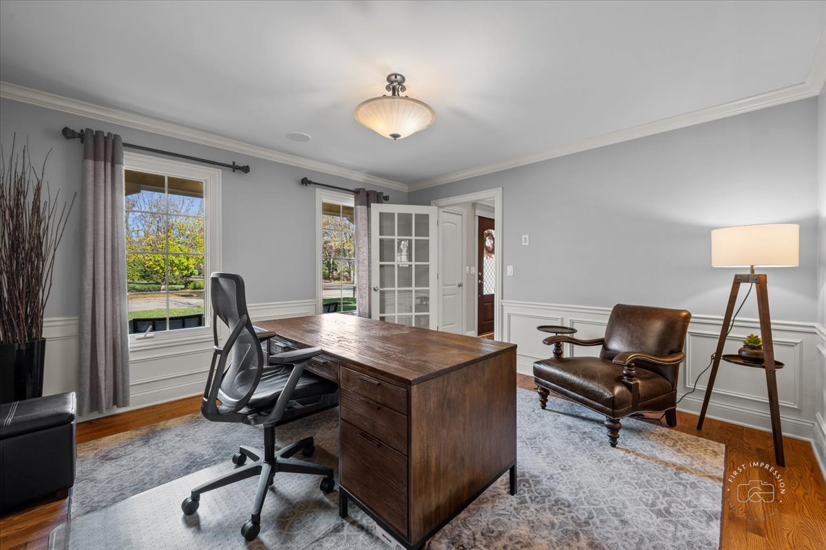958 West Bauer Road Naperville, IL 60563 - Photo 10 of 57 a view of a workspace with furniture and a window