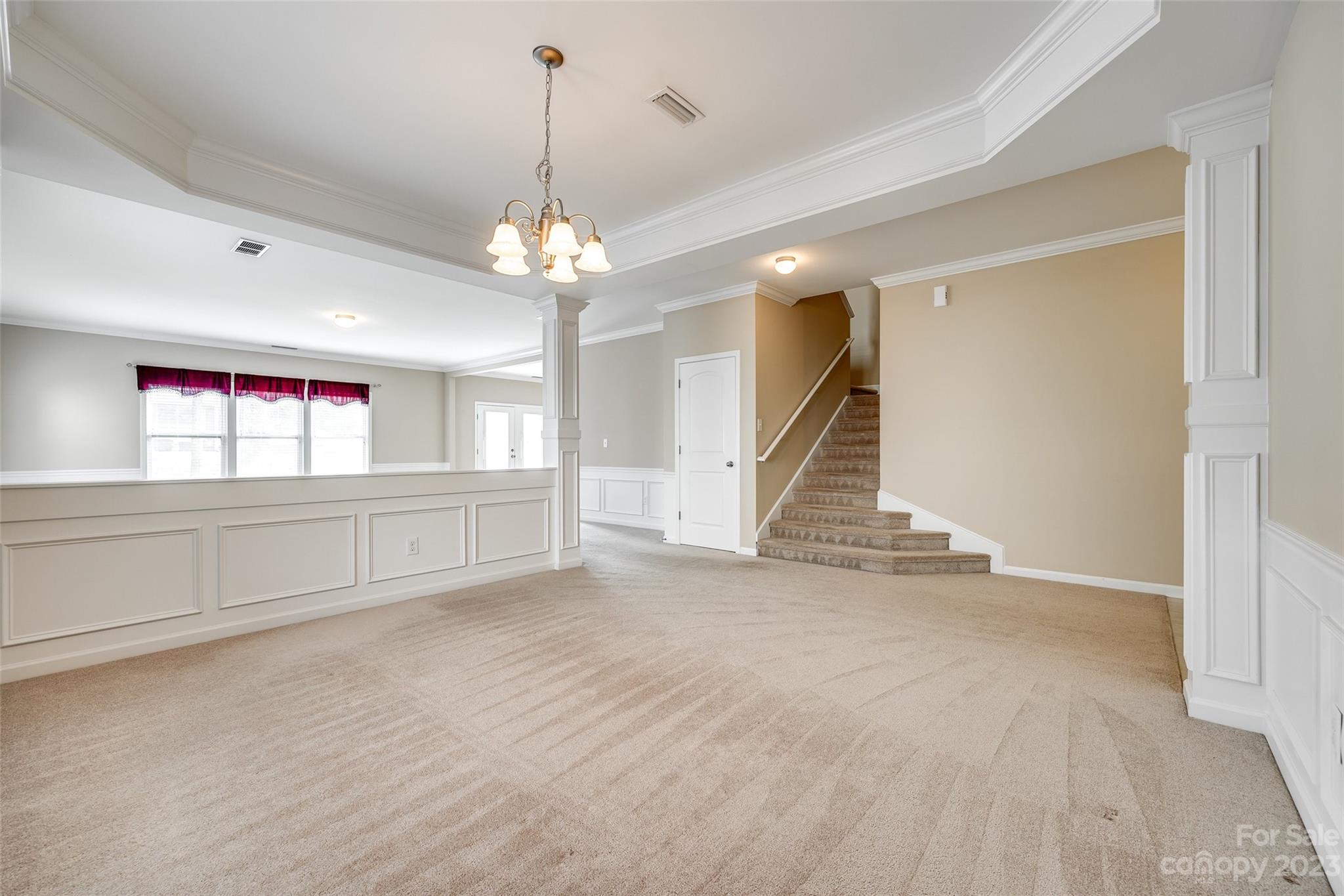 8055 Bryson Road Indian Land, SC 29707 - Photo 32 of 45 a view of an empty room with a fireplace