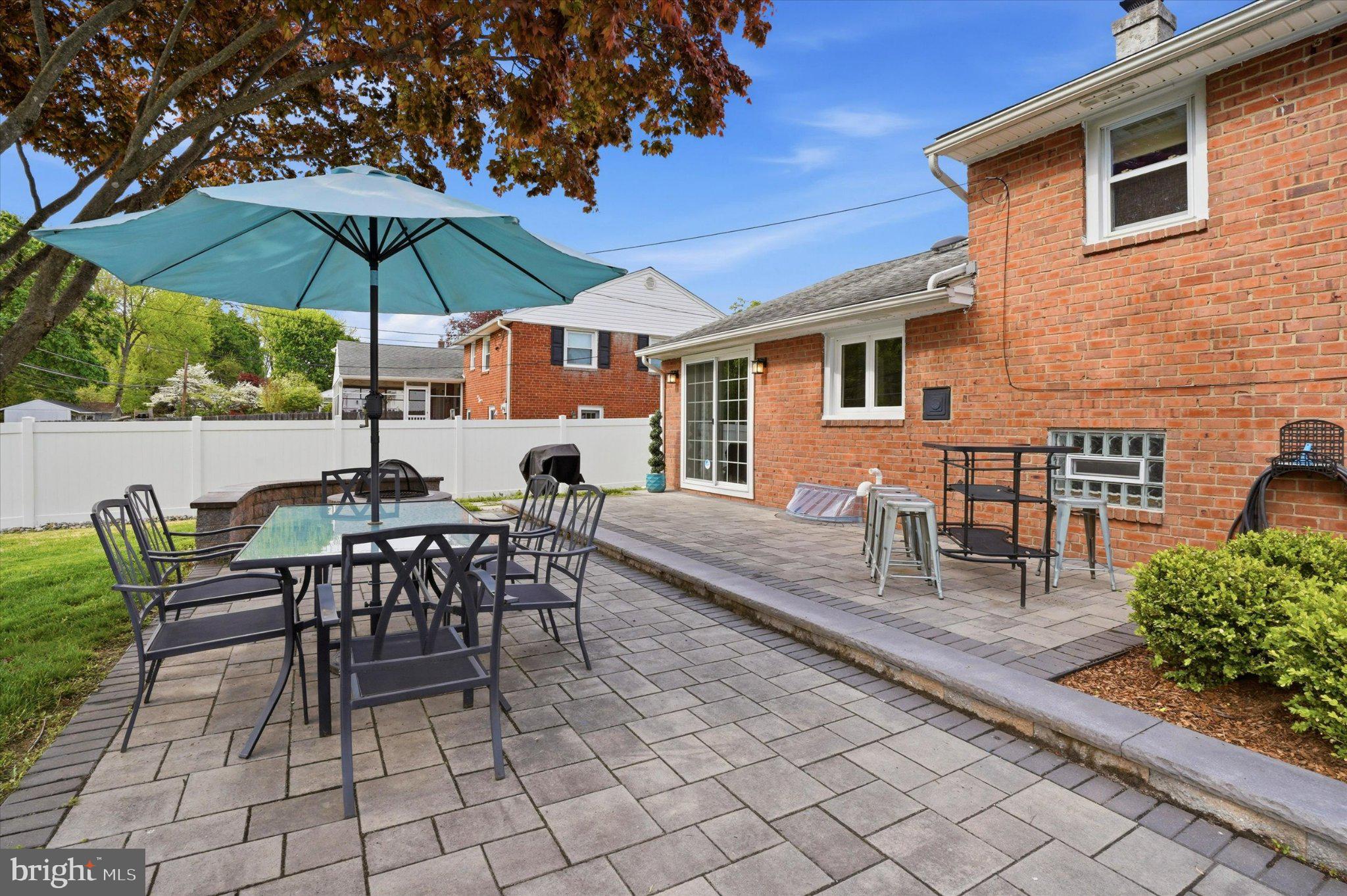 308 Lewis Road Springfield, PA 19064 - Photo 30 of 34 Charming patio for outdoor gatherings.