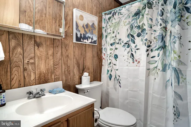 a bathroom with a sink and toilet