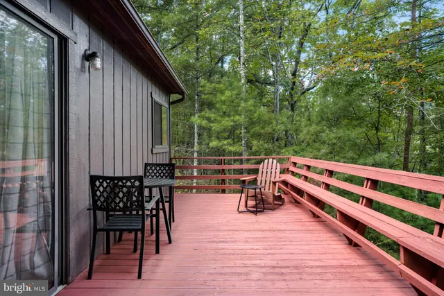 a view of outdoor space with seating space