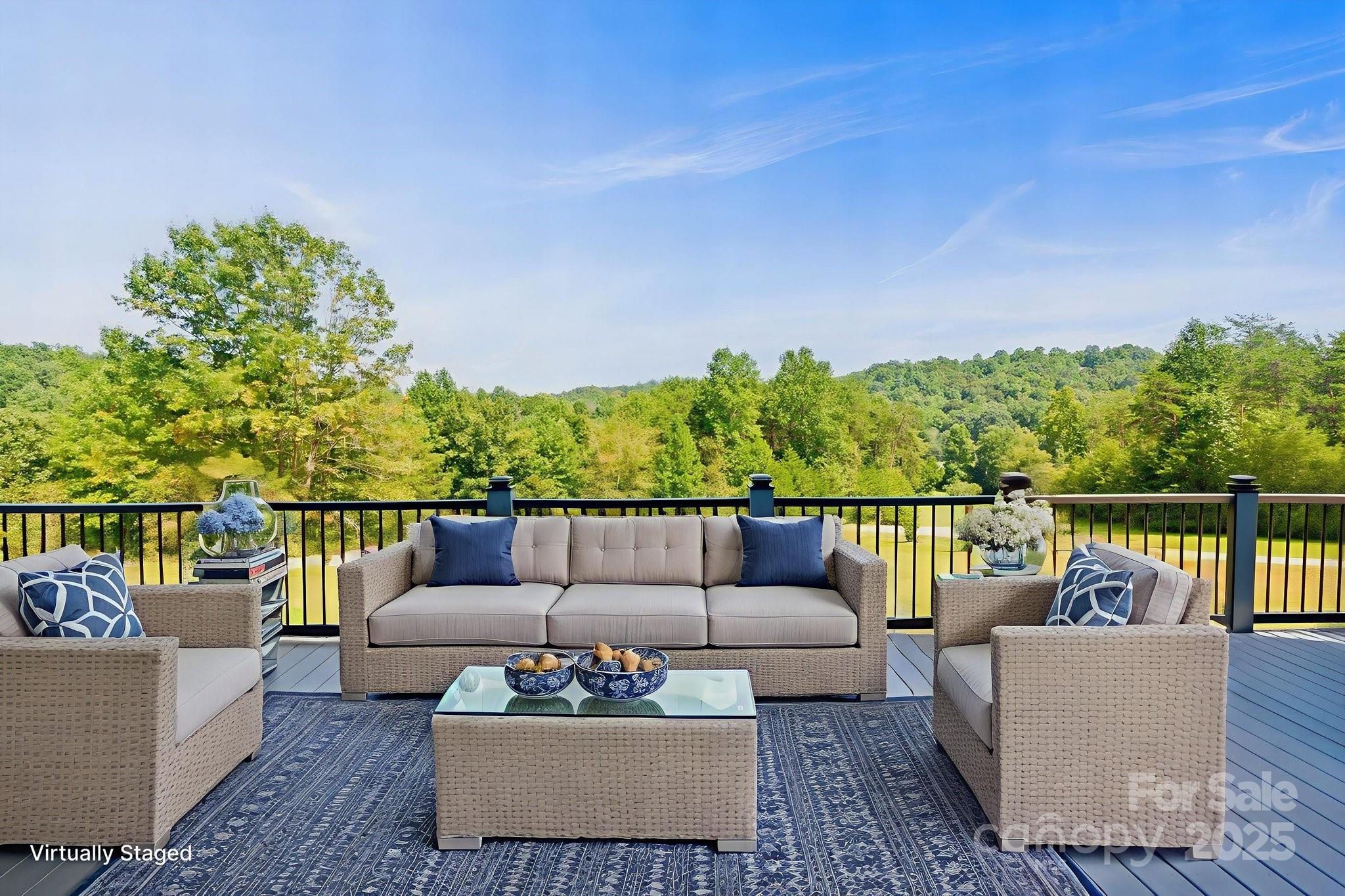456 Hickory Loop Road Rutherfordton, NC 28139 - Photo 6 of 38 a view of a couches in the roof deck
