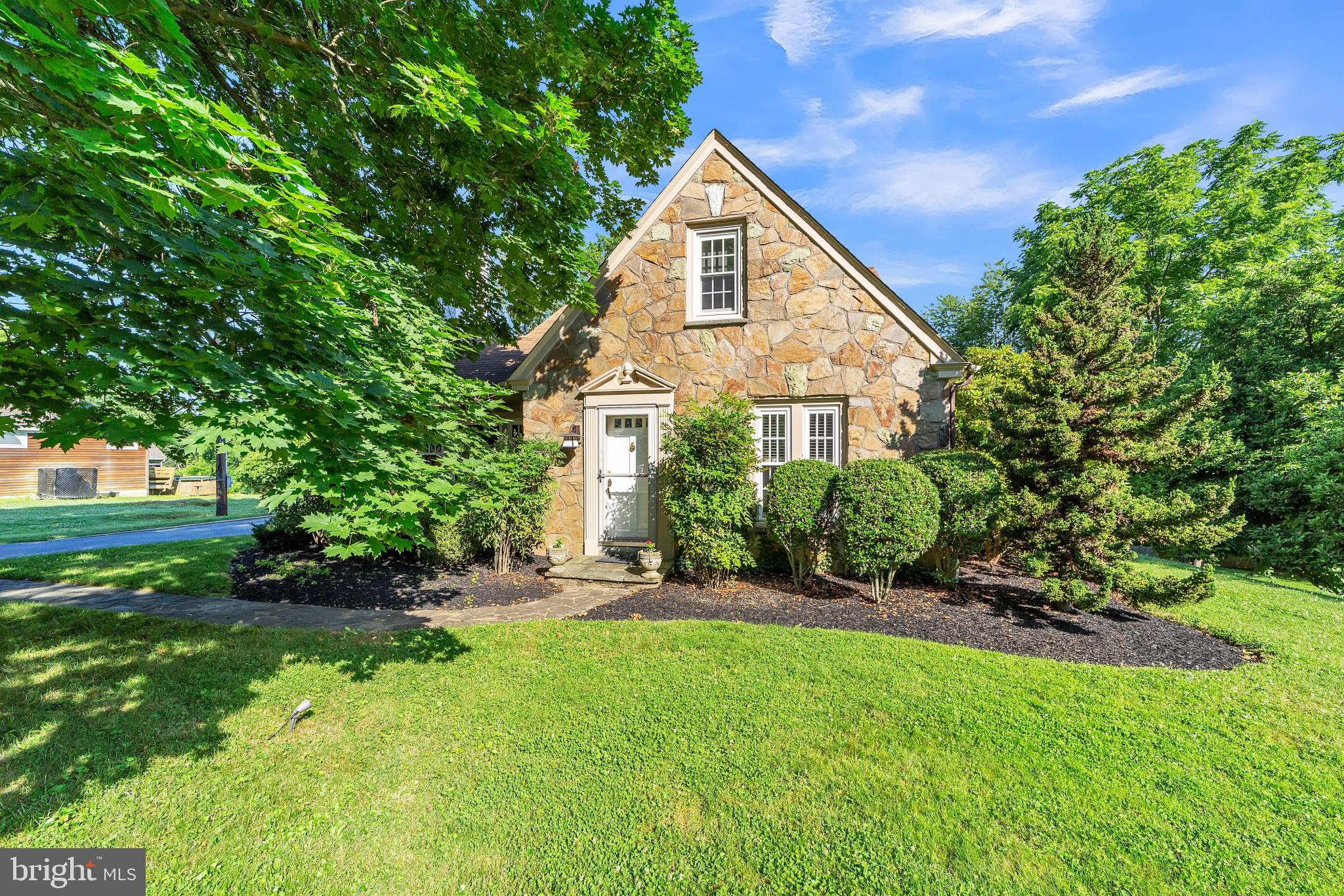 911 Sconnelltown Road West Chester, PA 19382 - Photo 2 of 28 Mature trees & shrubs frame the house