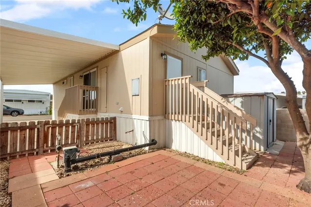 a view of a house with sitting area