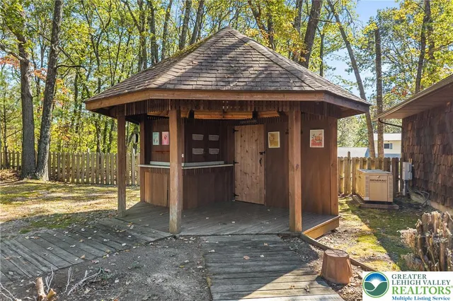 a view of a wooden door and wooden floor