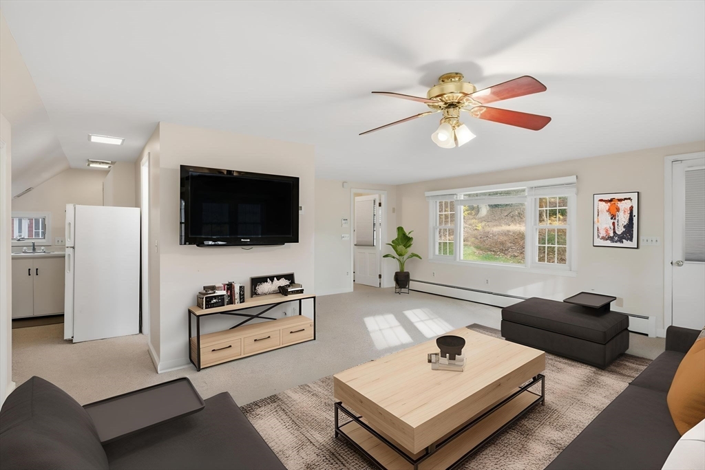 68 Monson Road Wilbraham, MA 01095 - Photo 18 of 39 a living room with furniture and a flat screen tv