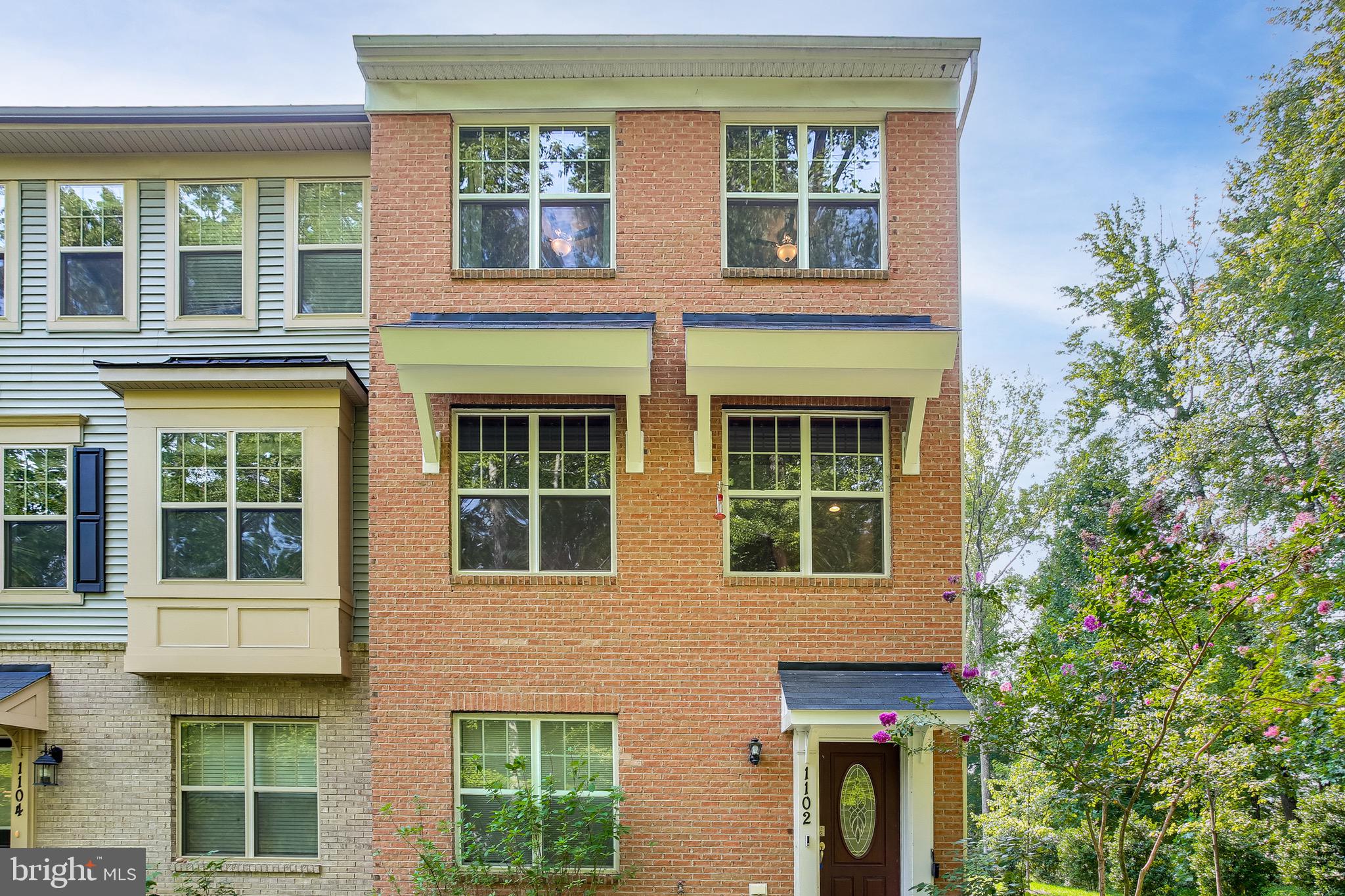 1102 Red Hawk Way Severn, MD 21144 - Photo 2 of 30 Beautiful traditional brick front with porticos