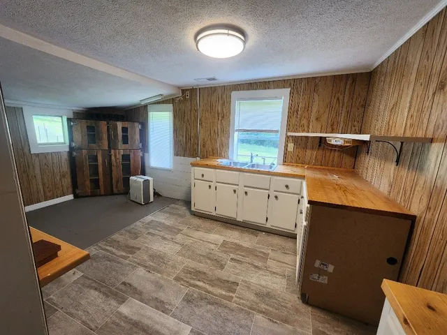 a view of a livingroom from a kitchen