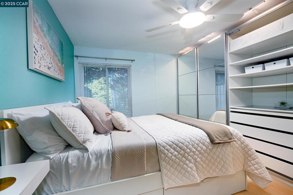 2560 Walnut Boulevard Walnut Creek, CA 94596 - Photo 15 of 29 a bedroom with a bed and a window