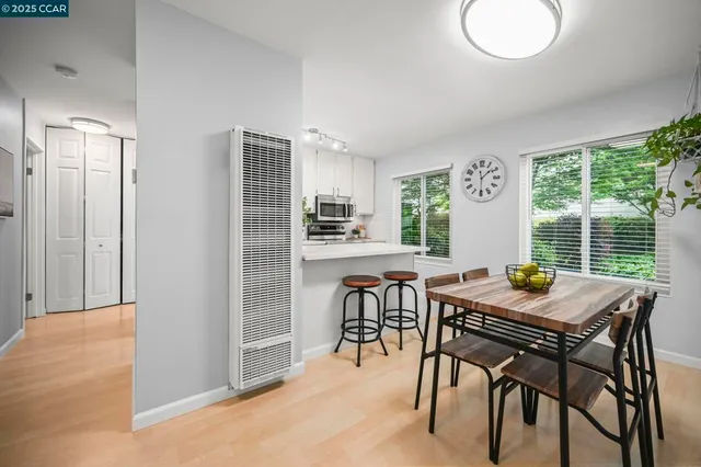 a close view of a sink and a potted plant on a kitchen counter