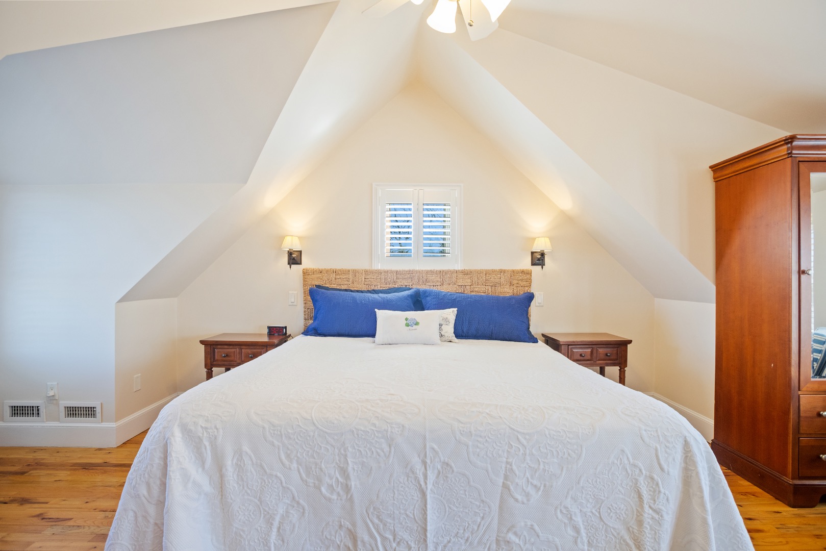 3 Chatham Road Nantucket, MA 02554 - Photo 18 of 37 a bedroom with a bed and a window