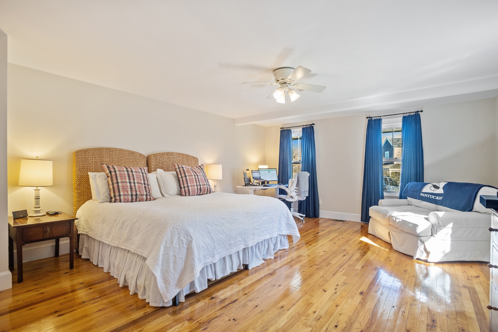 3 Chatham Road Nantucket, MA 02554 - Photo 22 of 37 a spacious bedroom with a bed and dresser
