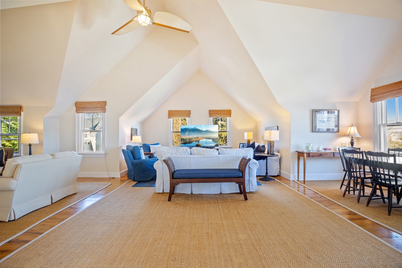 3 Chatham Road Nantucket, MA 02554 - Photo 8 of 37 a living room with furniture and a large window