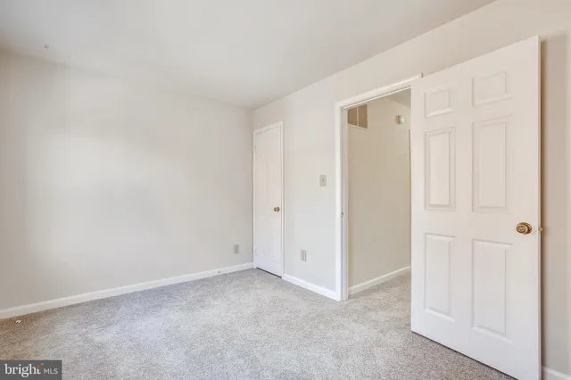 a view of an empty room