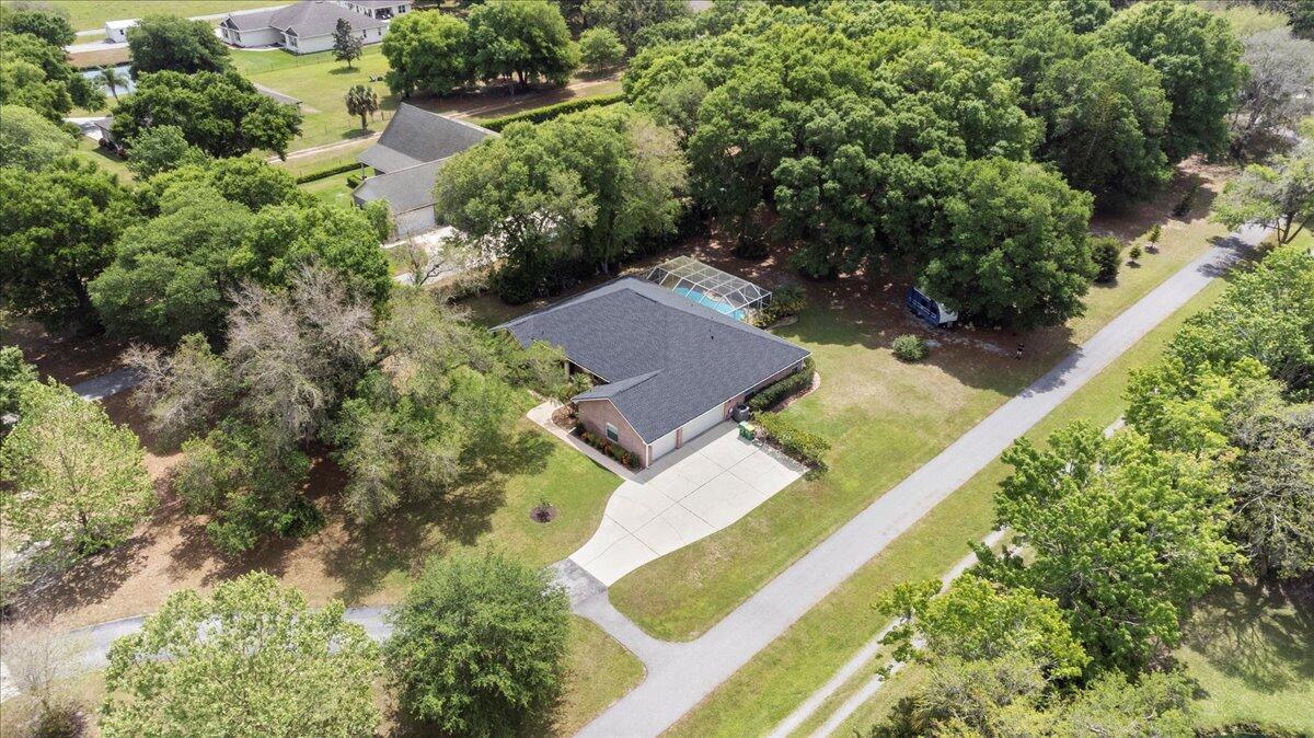 3455 Carter Road Mims, FL 32754 - Photo 37 of 38 an aerial view of house with yard