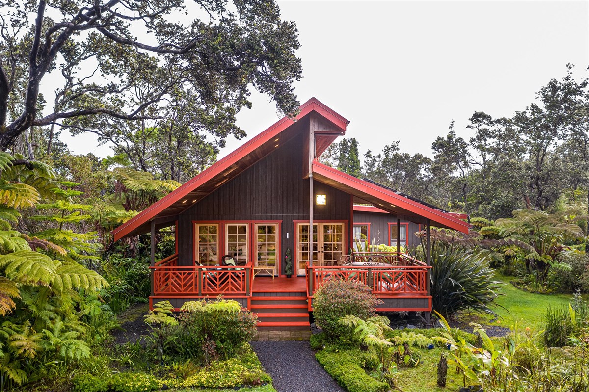 19-4020 Haunani Road Volcano, HI 96785 - Photo 1 of 30 a front view of a house with a yard