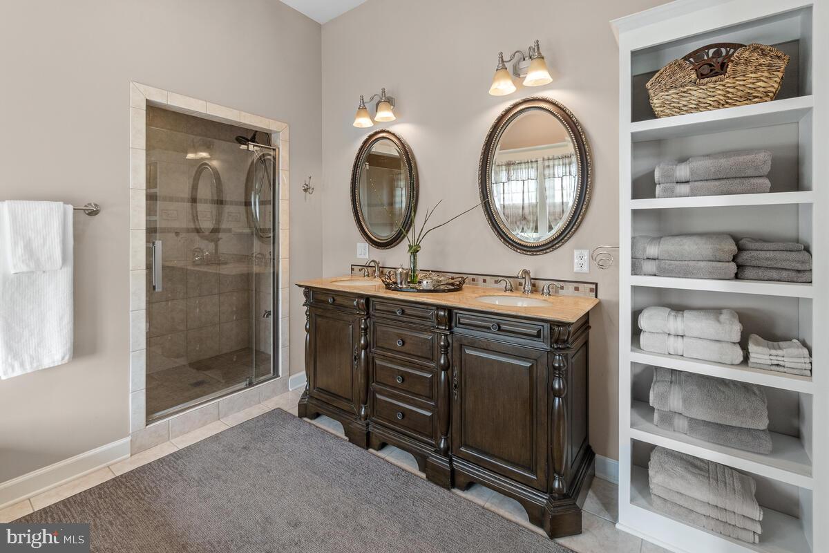13380 Jesse Smith Road Mount Airy, MD 21771 - Photo 21 of 54 Gorgeous master bath with double vanity.