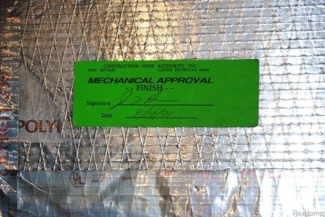 2550 Fish Lake Road Lapeer, MI 48446 - Photo 12 of 15 Furnace 1991 2550 Fish Lk Rd Lap