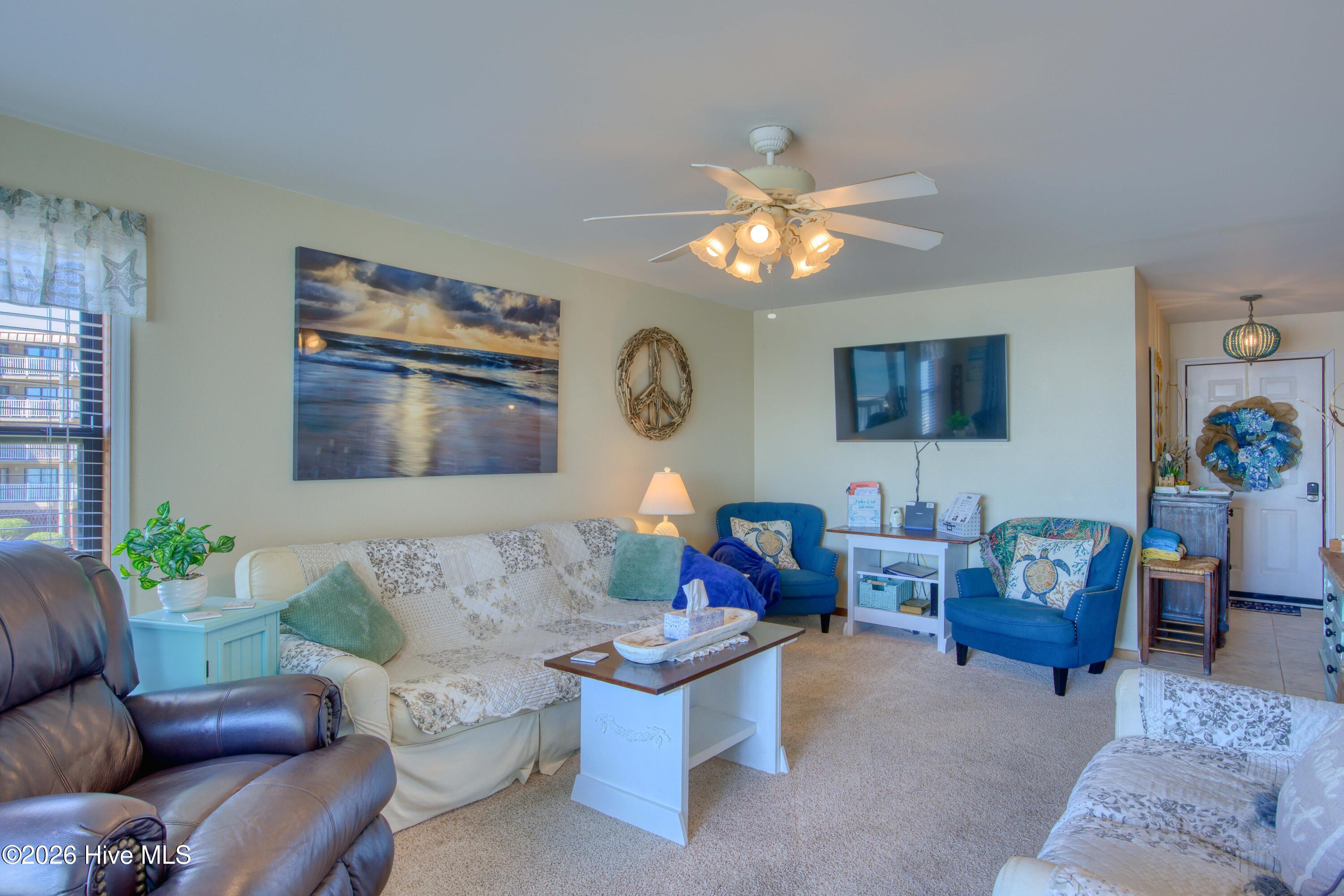 1896 New River Inlet Road, Unit 1209 North Topsail Beach, NC 28460 - Photo 15 of 38 Living Room