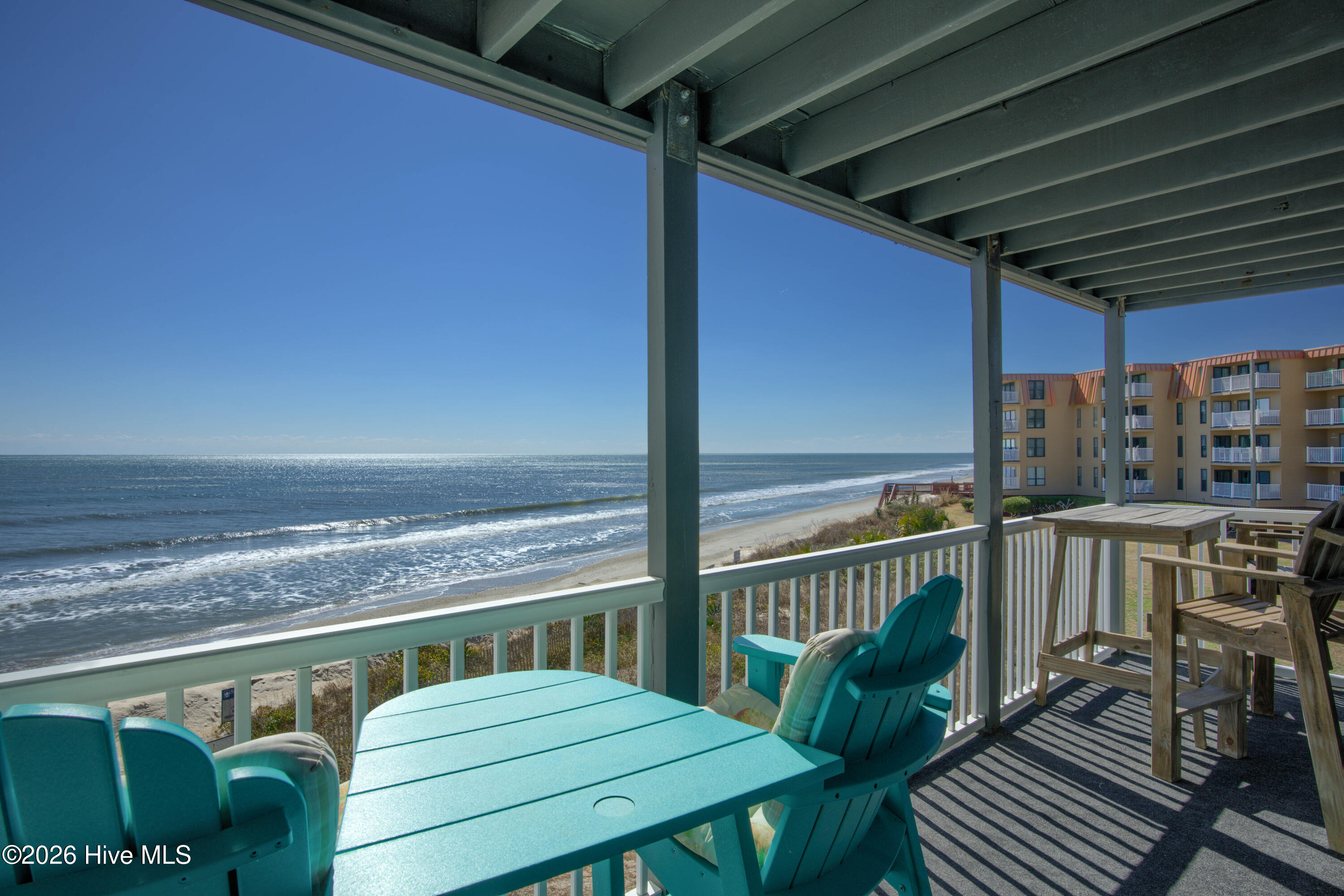 1896 New River Inlet Road, Unit 1209 North Topsail Beach, NC 28460 - Photo 18 of 38 Balcony Views
