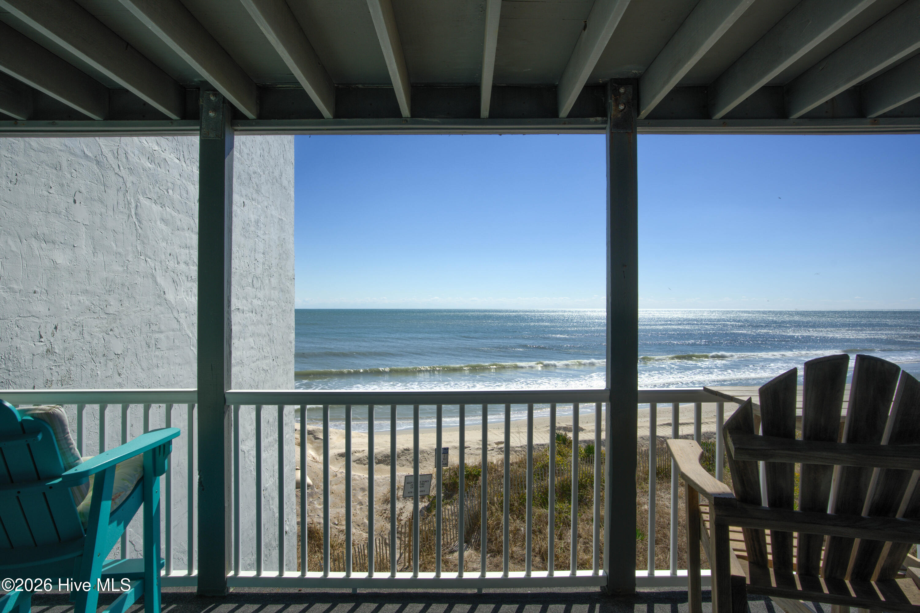 1896 New River Inlet Road, Unit 1209 North Topsail Beach, NC 28460 - Photo 19 of 38 Balcony Views