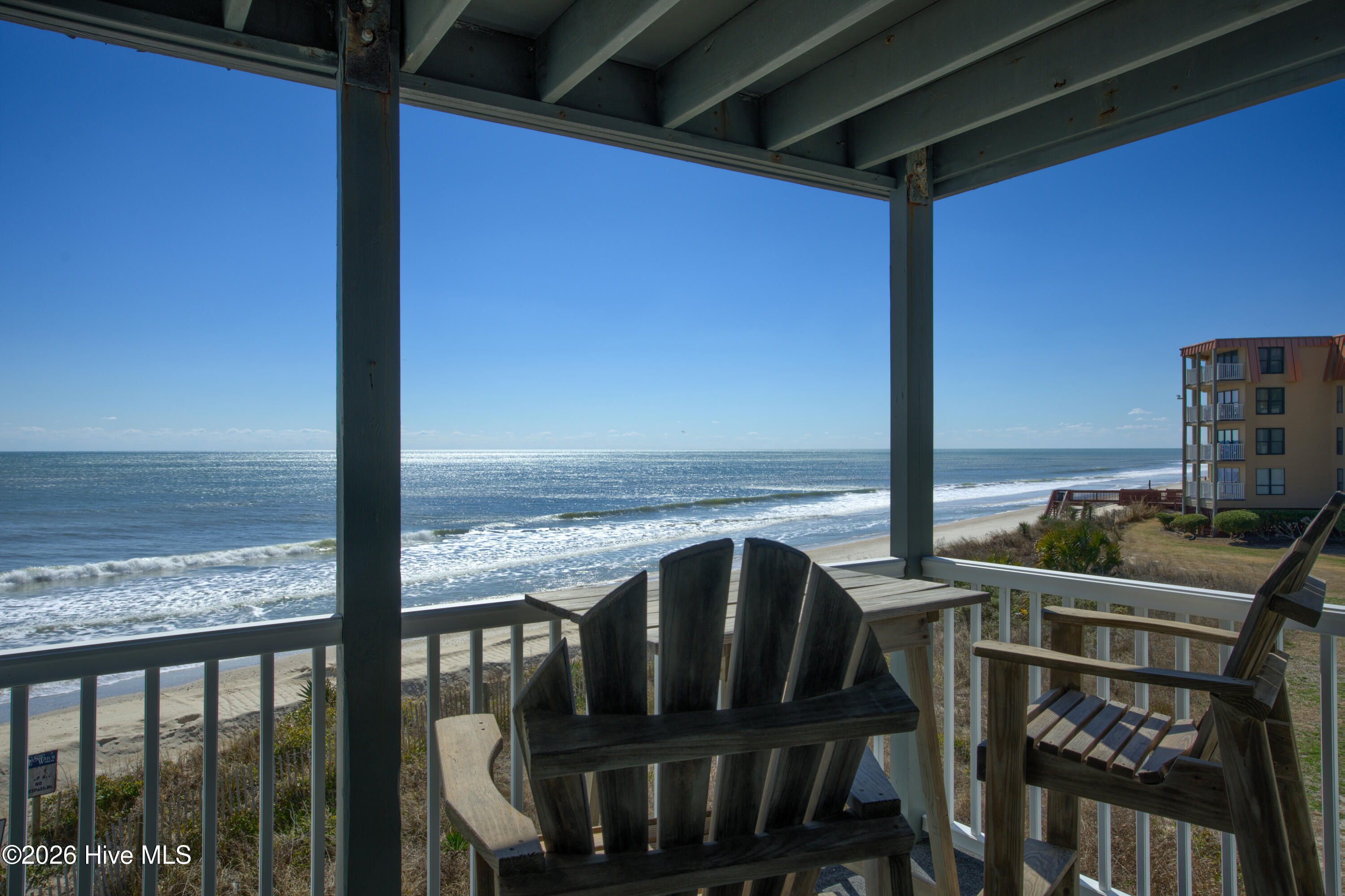 1896 New River Inlet Road, Unit 1209 North Topsail Beach, NC 28460 - Photo 20 of 38 Balcony Views