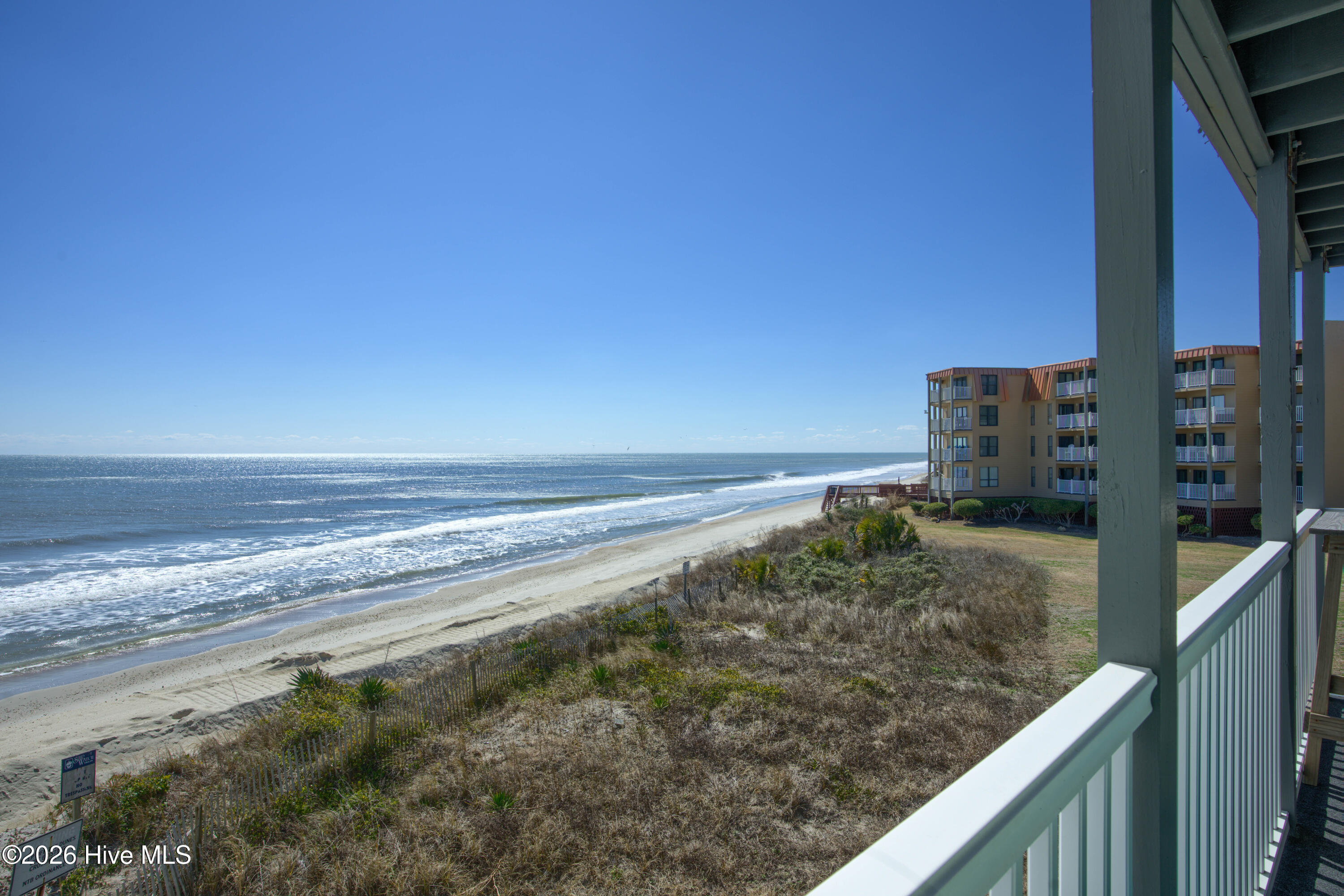 1896 New River Inlet Road, Unit 1209 North Topsail Beach, NC 28460 - Photo 21 of 38 Balcony Views