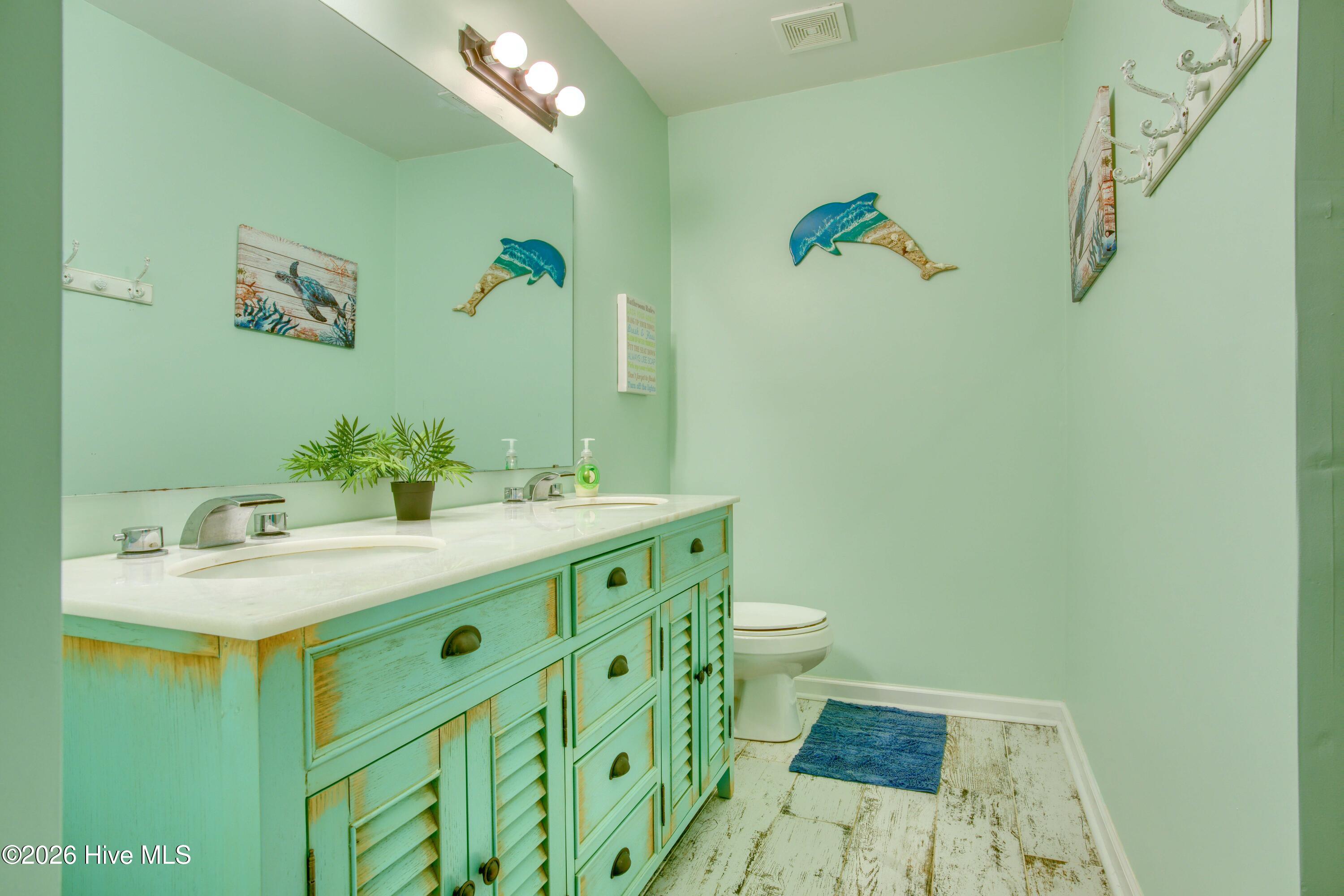 1896 New River Inlet Road, Unit 1209 North Topsail Beach, NC 28460 - Photo 30 of 38 Guest Bathroom