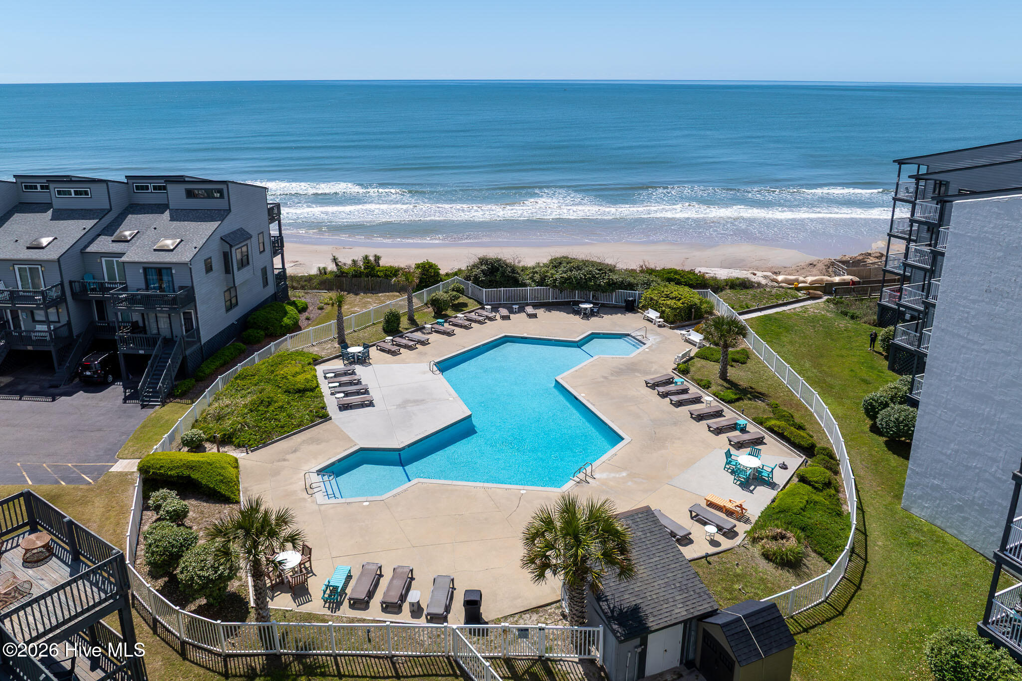 1896 New River Inlet Road, Unit 1209 North Topsail Beach, NC 28460 - Photo 42 of 50 Shipwatch Pool - Aerials - MLS_2