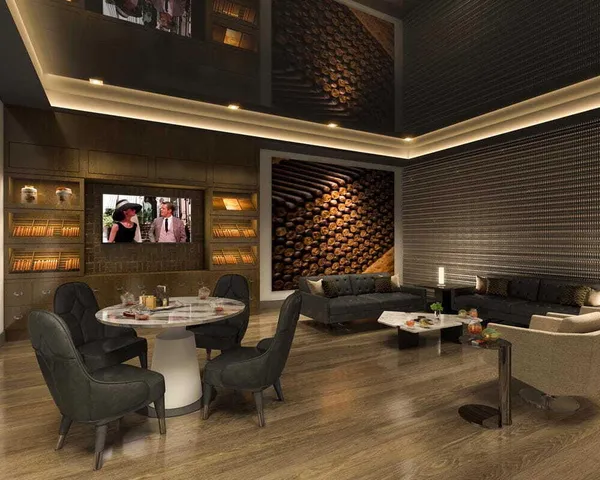 a view of a backyard with a table and chair