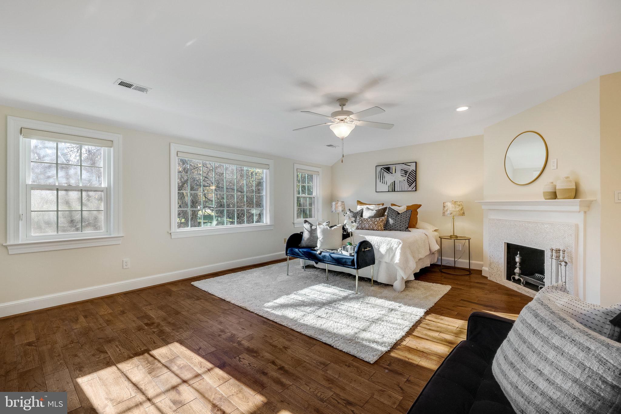 7259 Spring Side Way McLean, VA 22101 - Photo 16 of 37 Primary Suite w/Gas Fireplace