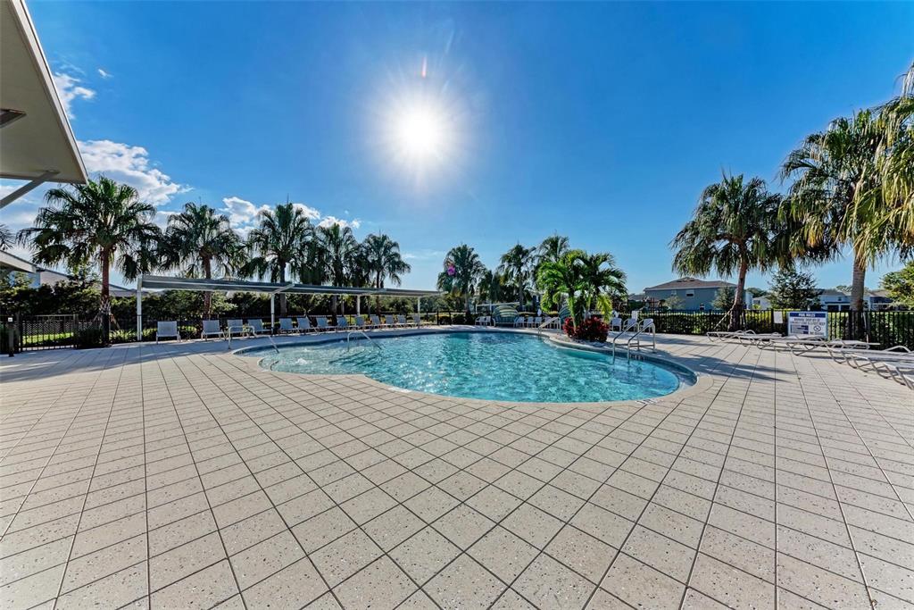 11427 Planetree Place Bradenton, FL 34211 - Photo 21 of 28 a view of swimming pool from a lounge chair