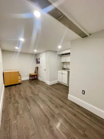 a view of a livingroom with a furniture