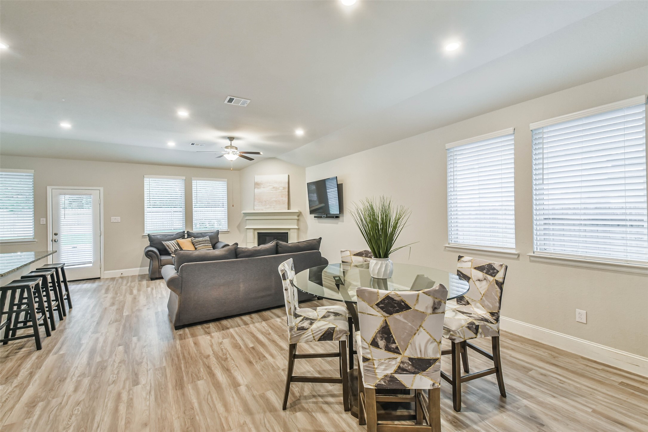 22095 Volante Drive Spring, TX 77386 - Photo 17 of 47 a living room with furniture and a large window