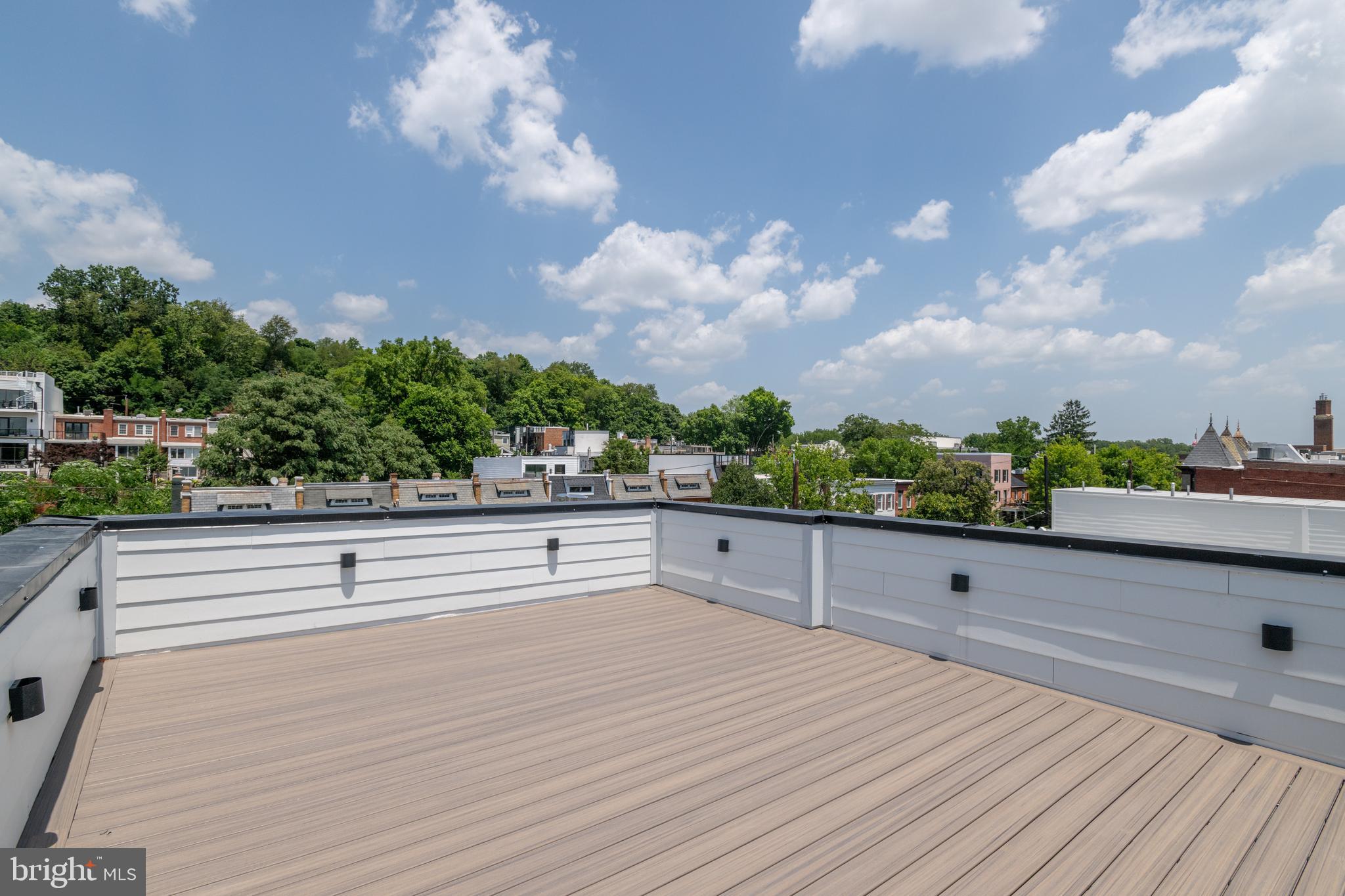 3554 T Street Northwest Washington, DC 20007 - Photo 49 of 61 Rooftop deck with stunning neighborhood views