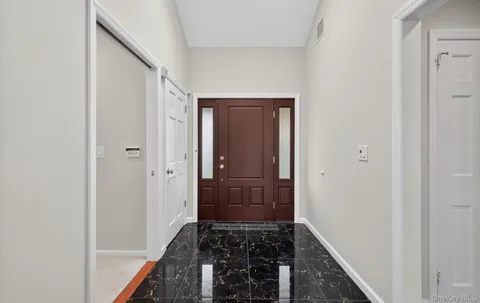 a view of front door