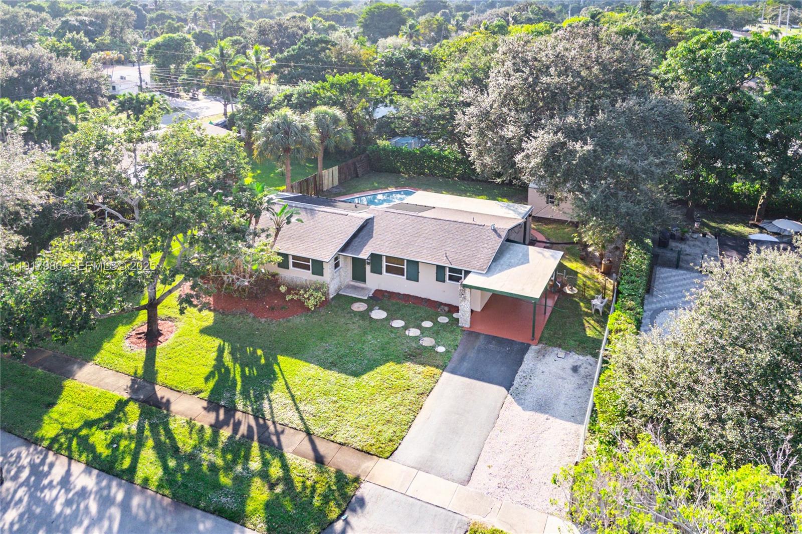 475 Northwest 46th Terrace Plantation, FL 33317 - Photo 36 of 43 an aerial view of a house